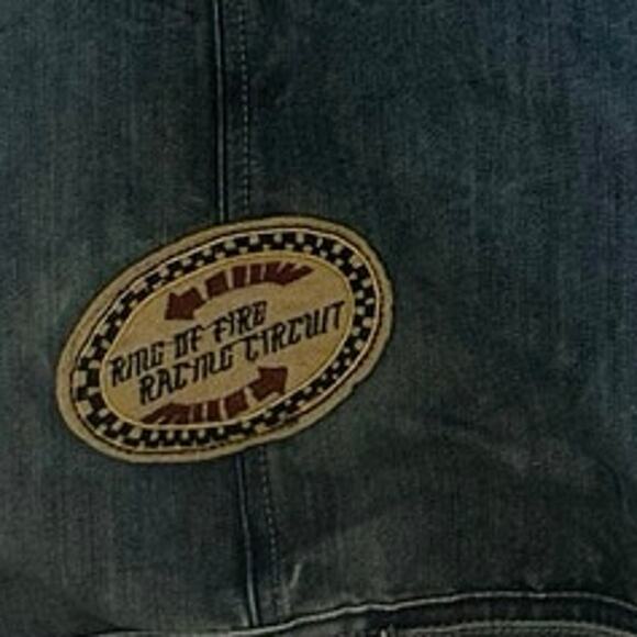 Men’s Ring of Fire Los Angeles Denim Vest XXL - Picture 4 of 8